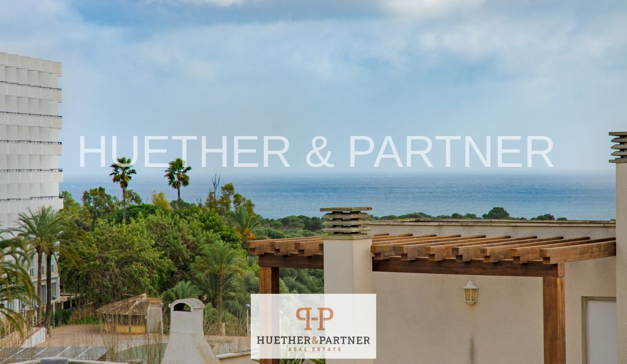 Meerblick von Dachterrasse