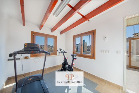 Fitness Raum Dachterrasse